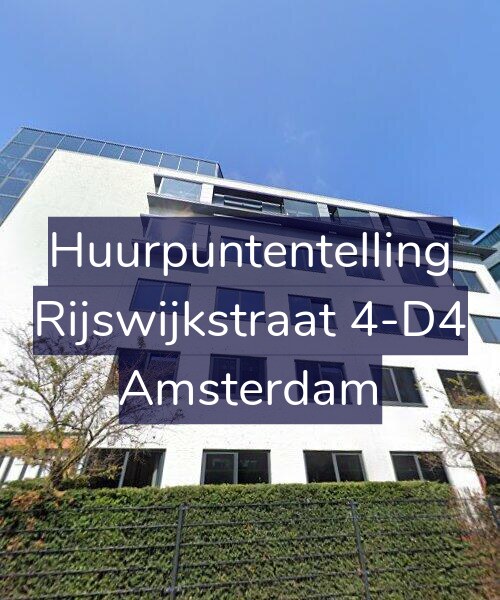 Foto gevel Huurpuntentelling voor Rijswijkstraat 4-D4, Amsterdam