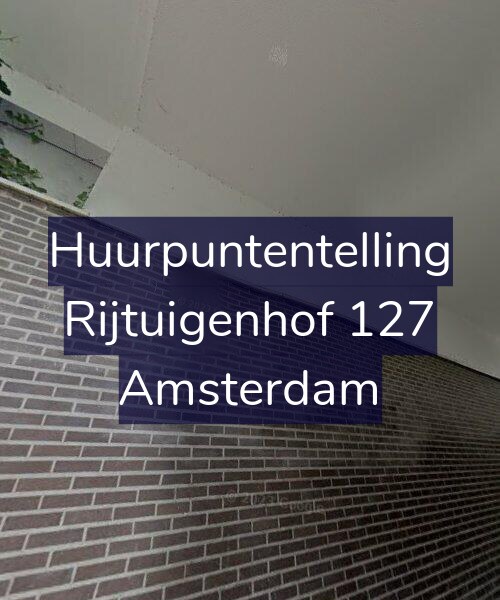 Foto gevel Huurpuntentelling voor Rijtuigenhof 127, Amsterdam