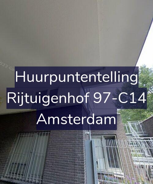 Foto gevel Huurpuntentelling voor Rijtuigenhof 97-C14, Amsterdam