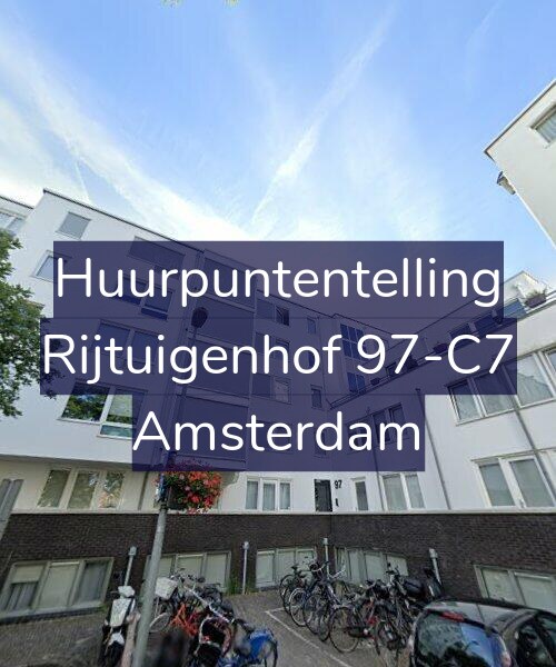 Foto gevel Huurpuntentelling voor Rijtuigenhof 97-C7, Amsterdam