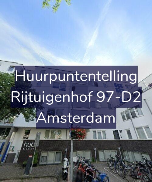 Foto gevel Huurpuntentelling voor Rijtuigenhof 97-D2, Amsterdam