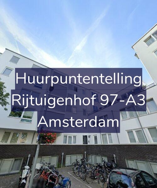 Foto gevel Huurpuntentelling voor Rijtuigenhof 97-A3, Amsterdam