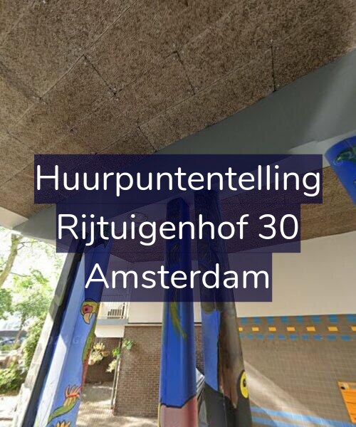 Foto gevel Huurpuntentelling voor Rijtuigenhof 30, Amsterdam