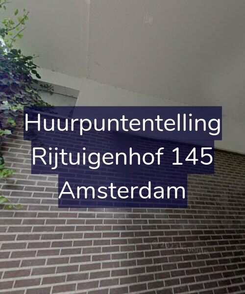 Foto gevel Huurpuntentelling voor Rijtuigenhof 145, Amsterdam