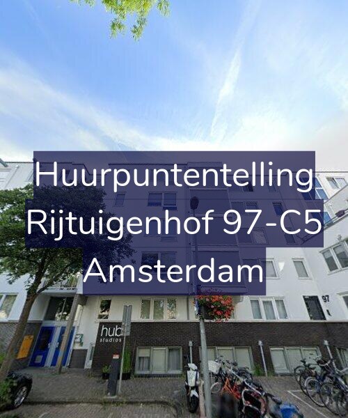 Foto gevel Huurpuntentelling voor Rijtuigenhof 97-C5, Amsterdam