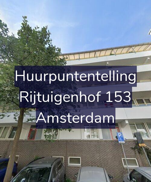 Foto gevel Huurpuntentelling voor Rijtuigenhof 153, Amsterdam