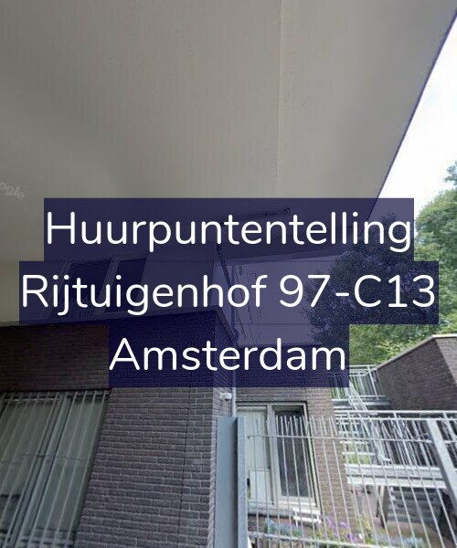 Foto gevel Huurpuntentelling voor Rijtuigenhof 97-C13, Amsterdam