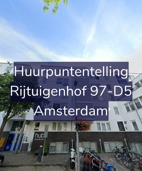 Foto gevel Huurpuntentelling voor Rijtuigenhof 97-D5, Amsterdam