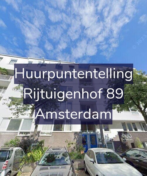 Foto gevel Huurpuntentelling voor Rijtuigenhof 89, Amsterdam