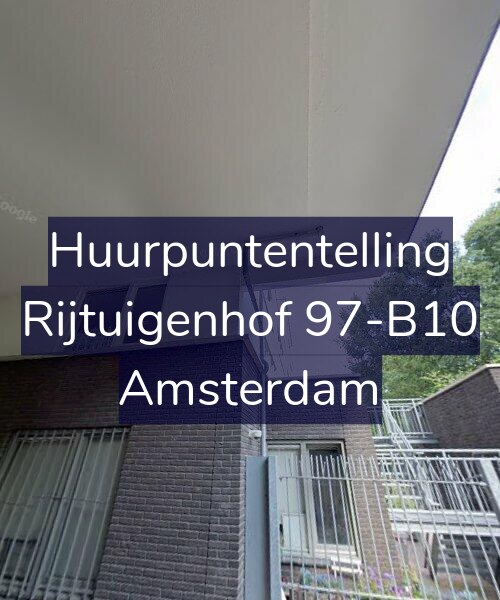 Foto gevel Huurpuntentelling voor Rijtuigenhof 97-B10, Amsterdam