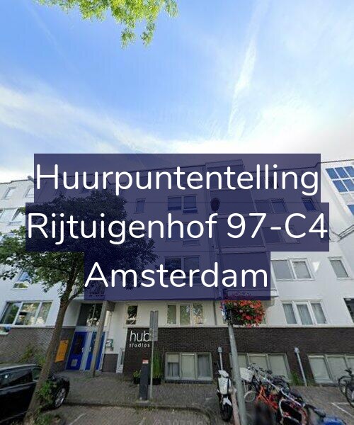 Foto gevel Huurpuntentelling voor Rijtuigenhof 97-C4, Amsterdam