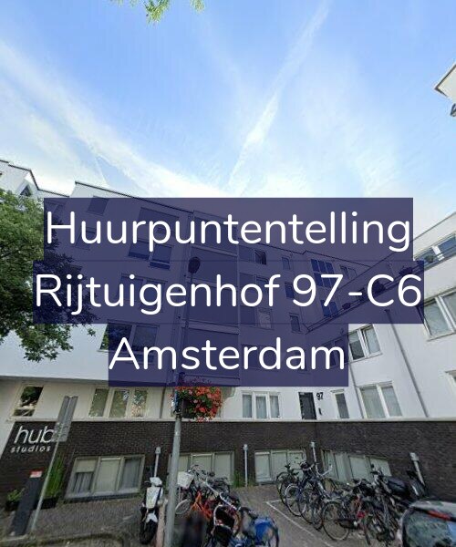 Foto gevel Huurpuntentelling voor Rijtuigenhof 97-C6, Amsterdam