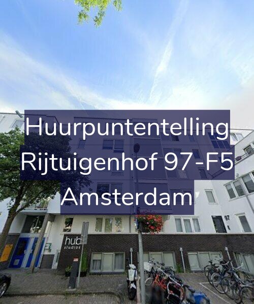 Foto gevel Huurpuntentelling voor Rijtuigenhof 97-F5, Amsterdam