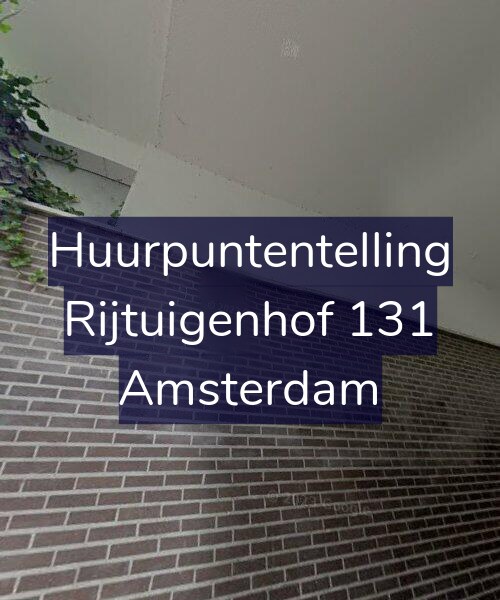 Foto gevel Huurpuntentelling voor Rijtuigenhof 131, Amsterdam