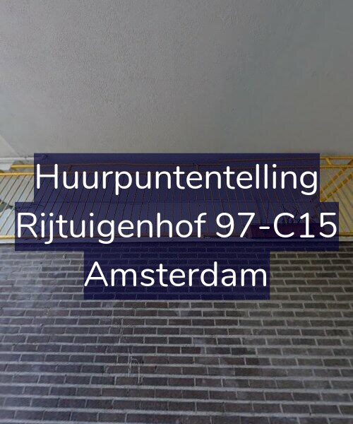 Foto gevel Huurpuntentelling voor Rijtuigenhof 97-C15, Amsterdam