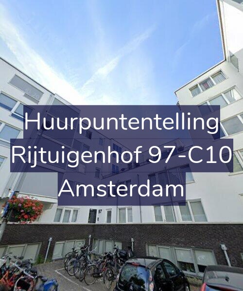 Foto gevel Huurpuntentelling voor Rijtuigenhof 97-C10, Amsterdam