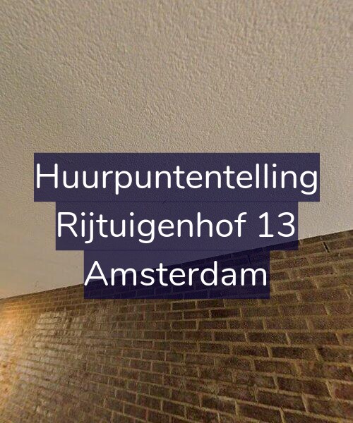 Foto gevel Huurpuntentelling voor Rijtuigenhof 13, Amsterdam