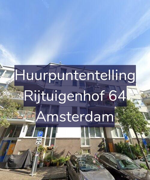 Foto gevel Huurpuntentelling voor Rijtuigenhof 64, Amsterdam