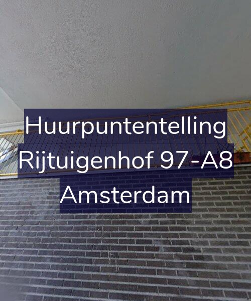 Foto gevel Huurpuntentelling voor Rijtuigenhof 97-A8, Amsterdam