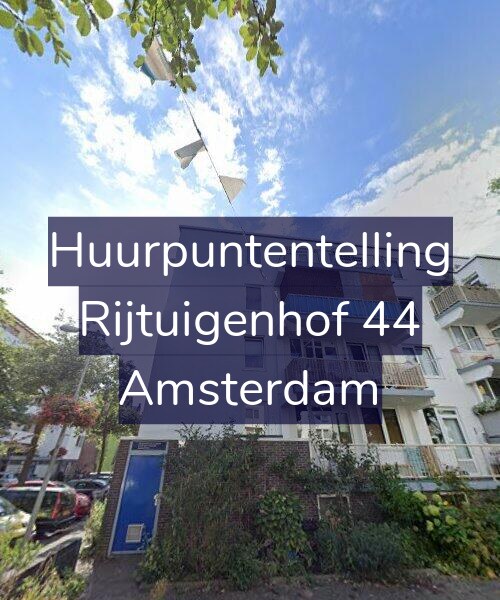Foto gevel Huurpuntentelling voor Rijtuigenhof 44, Amsterdam