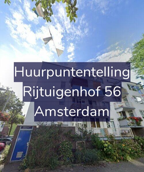 Foto gevel Huurpuntentelling voor Rijtuigenhof 56, Amsterdam