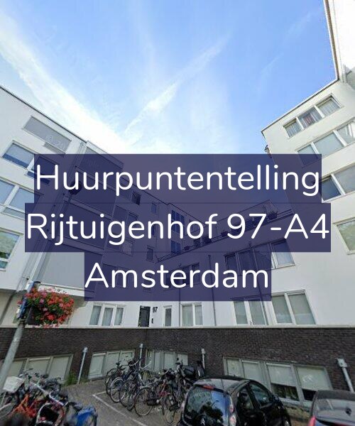 Foto gevel Huurpuntentelling voor Rijtuigenhof 97-A4, Amsterdam