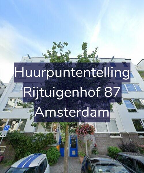 Foto gevel Huurpuntentelling voor Rijtuigenhof 87, Amsterdam