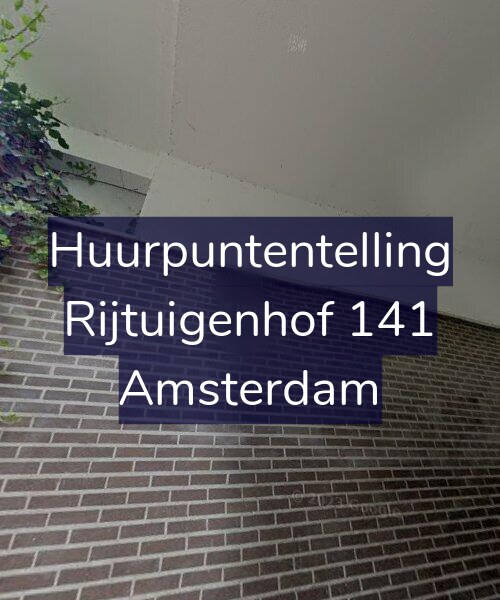 Foto gevel Huurpuntentelling voor Rijtuigenhof 141, Amsterdam