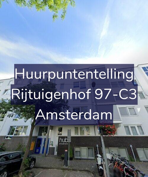 Foto gevel Huurpuntentelling voor Rijtuigenhof 97-C3, Amsterdam