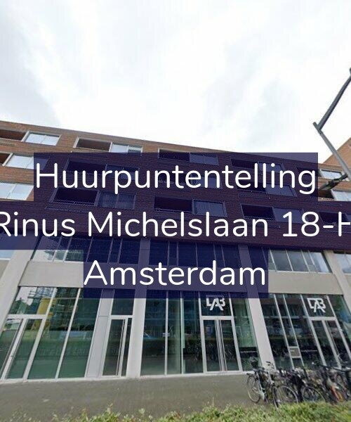Foto gevel Huurpuntentelling voor Rinus Michelslaan 18-H, Amsterdam