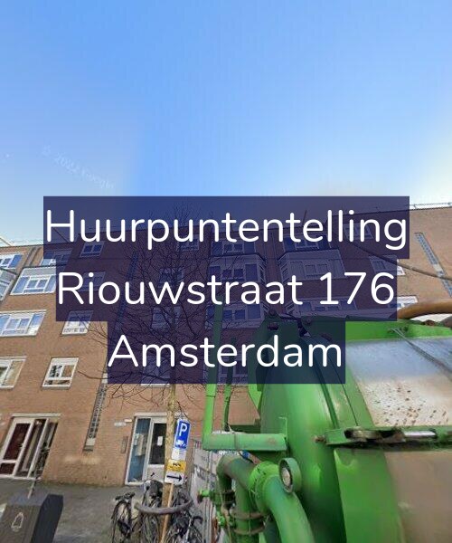 Foto gevel Huurpuntentelling voor Riouwstraat 176, Amsterdam