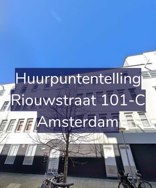 Foto gevel Huurpuntentelling voor Riouwstraat 101-C, Amsterdam