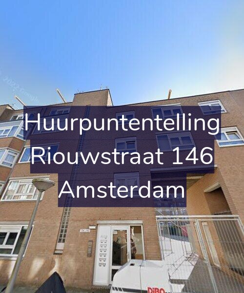 Foto gevel Huurpuntentelling voor Riouwstraat 146, Amsterdam