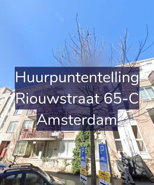 Foto gevel Huurpuntentelling voor Riouwstraat 65-C, Amsterdam
