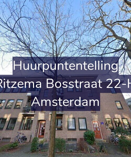 Foto gevel Huurpuntentelling voor Ritzema Bosstraat 22-H, Amsterdam