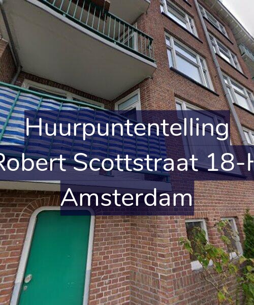 Foto gevel Huurpuntentelling voor Robert Scottstraat 18-H, Amsterdam