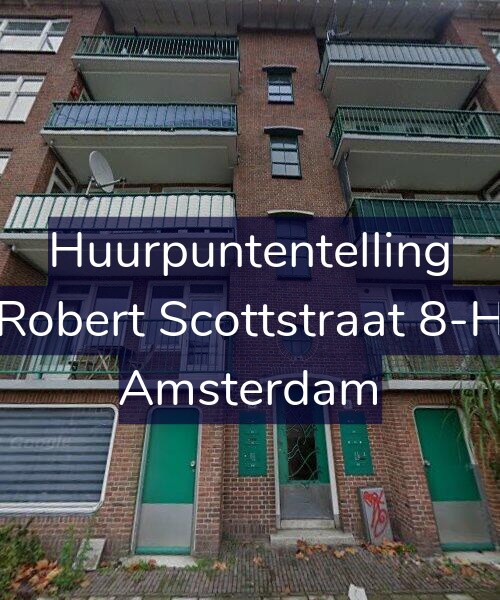 Foto gevel Huurpuntentelling voor Robert Scottstraat 8-H, Amsterdam