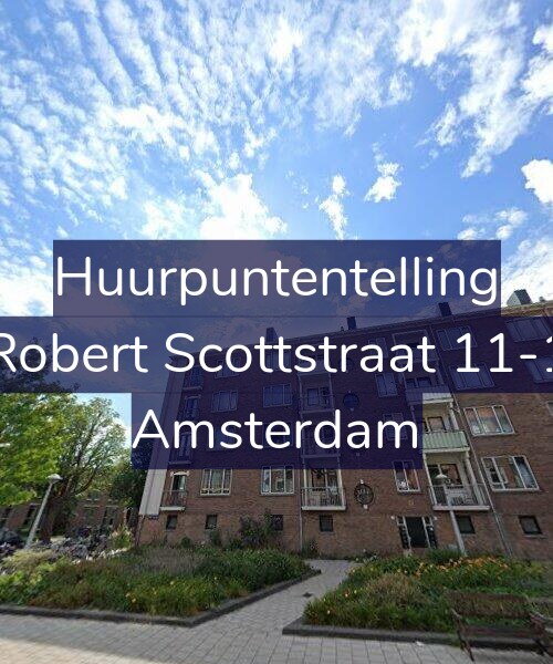 Foto gevel Huurpuntentelling voor Robert Scottstraat 11-1, Amsterdam