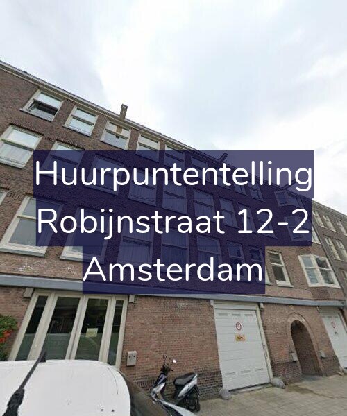 Foto gevel Huurpuntentelling voor Robijnstraat 12-2, Amsterdam
