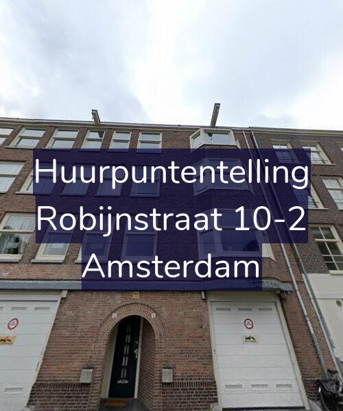 Foto gevel Huurpuntentelling voor Robijnstraat 10-2, Amsterdam