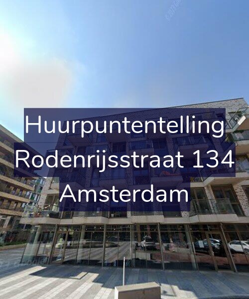 Foto gevel Huurpuntentelling voor Rodenrijsstraat 134, Amsterdam
