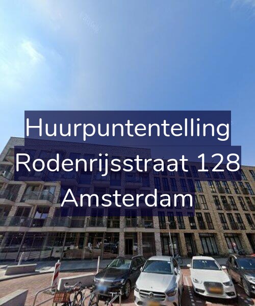Foto gevel Huurpuntentelling voor Rodenrijsstraat 128, Amsterdam
