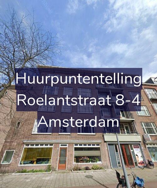 Foto gevel Huurpuntentelling voor Roelantstraat 8-4, Amsterdam
