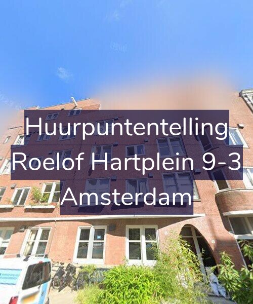 Foto gevel Huurpuntentelling voor Roelof Hartplein 9-3, Amsterdam