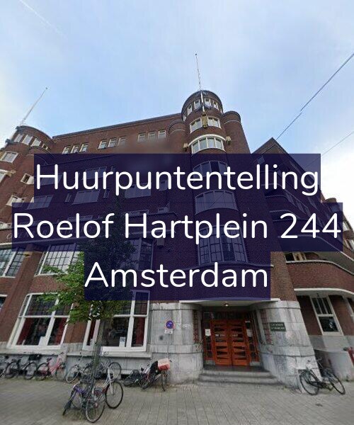 Foto gevel Huurpuntentelling voor Roelof Hartplein 244, Amsterdam