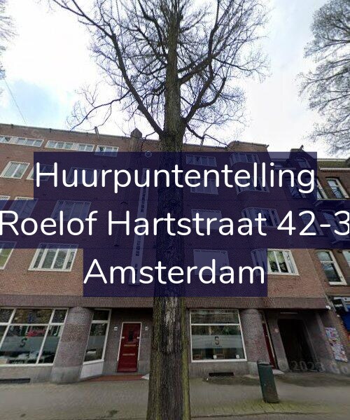 Foto gevel Huurpuntentelling voor Roelof Hartstraat 42-3, Amsterdam
