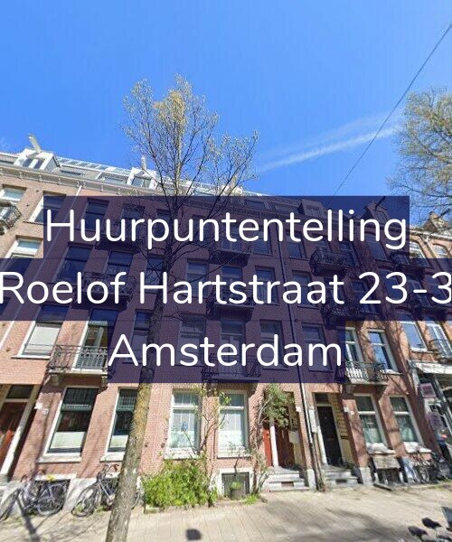 Foto gevel Huurpuntentelling voor Roelof Hartstraat 23-3, Amsterdam