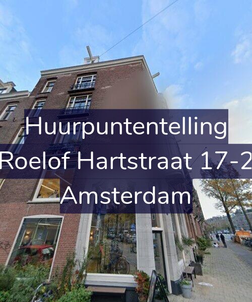 Foto gevel Huurpuntentelling voor Roelof Hartstraat 17-2, Amsterdam