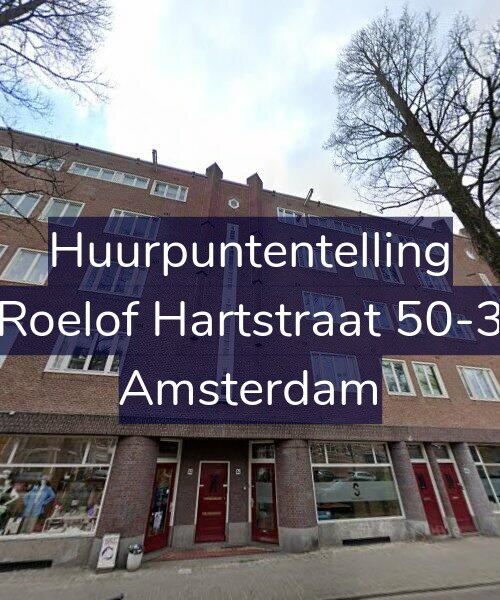 Foto gevel Huurpuntentelling voor Roelof Hartstraat 50-3, Amsterdam