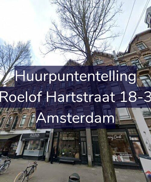 Foto gevel Huurpuntentelling voor Roelof Hartstraat 18-3, Amsterdam